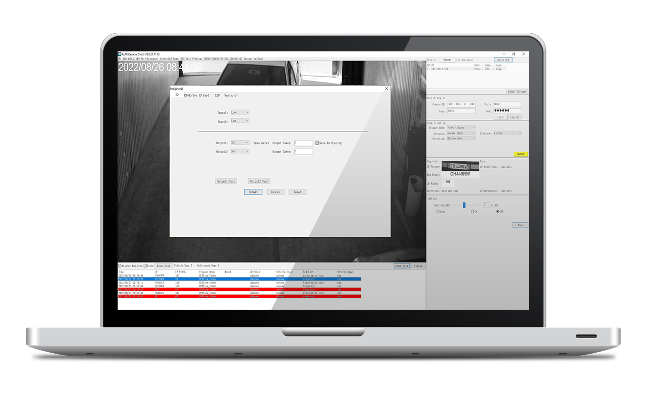 ANPR IP cameras with OCR
